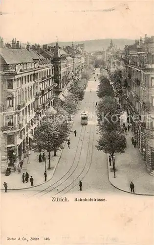 AK / Ansichtskarte  Zuerich_ZH Bahnhofstrasse Zuerich_ZH