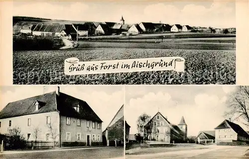 AK / Ansichtskarte  Forst_Aischgrund_Neustadt_Aisch Panorama Gasthaus zur Einkehr 