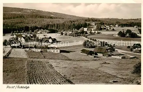 AK / Ansichtskarte  Fleckl_Oberwarmensteinach Panorama Ort im Fichtelgebirge 