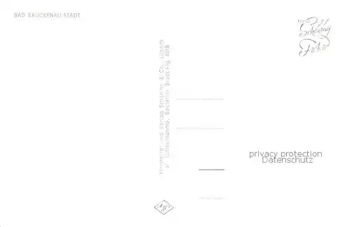 AK / Ansichtskarte  Bad_Brueckenau Panorama Kurort Bad_Brueckenau