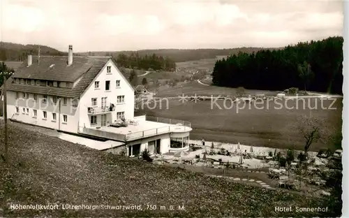 AK / Ansichtskarte  Luetzenhardt Hotel Sonnenhof Hoehenluftkurort Luetzenhardt