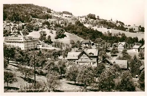 AK / Ansichtskarte  Walzenhausen_AR Platz mit Kloster Grimmenstein Walzenhausen AR