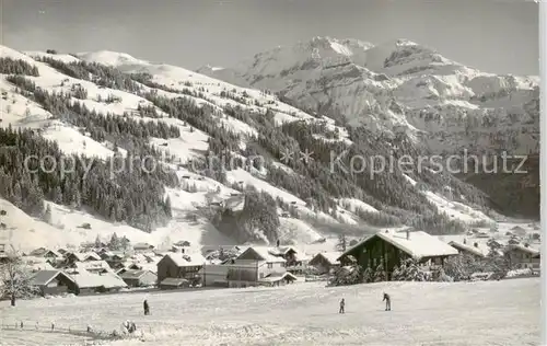 AK / Ansichtskarte  Lenk_Simmental Winterpanorama ggen Wildstrubel Berner Alpen Lenk Simmental