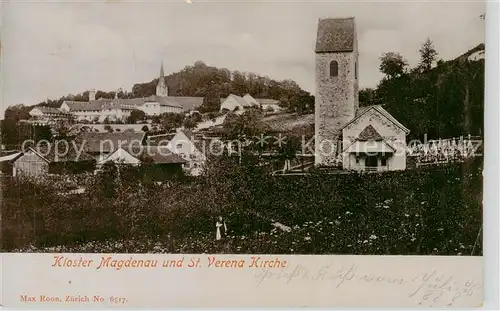 AK / Ansichtskarte  Magdenau_Botsberg_Flawil_SG Kloster Magdenau und St Verena Kirche 
