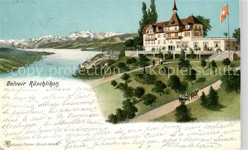 AK / Ansichtskarte  Rueschlikon_ZH Belvoir 