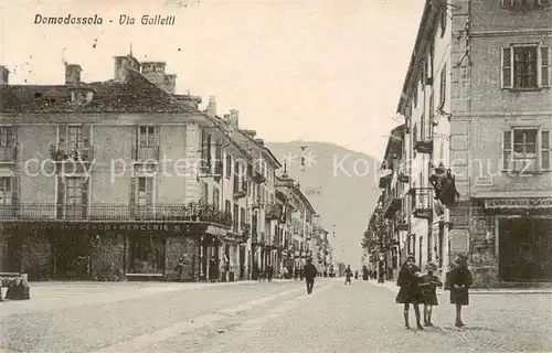 AK / Ansichtskarte  Domodossola_IT Via Galletti 