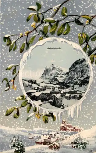 AK / Ansichtskarte  Grindelwald_BE Winterpanorama 