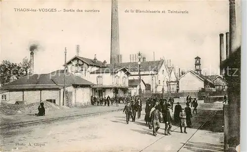 AK / Ansichtskarte  Thaon-les-Vosges_88 Sortie des ouvriers de la Blanchisserie et Teinturerie 