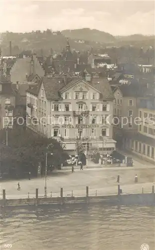 AK / Ansichtskarte 73850953 Lindau__Bodensee Hotel Reutemann 