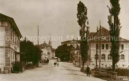 AK / Ansichtskarte  Uznach_SG Strassenpartie 