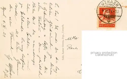 AK / Ansichtskarte  Uznach_SG Strassenpartie 