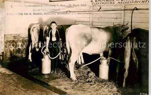 AK / Ansichtskarte  Witterswil_SO Melkereibetrieb Amann