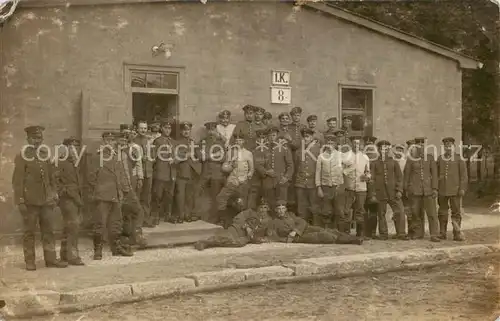 AK / Ansichtskarte  Markendorf_Jueterbog SB Minenwerfer Ersatz Bataillon 1. Kompanie Markendorf Jueterbog