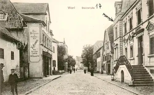 AK / Ansichtskarte  Werl_Westfalen Steinstrasse Werl_Westfalen