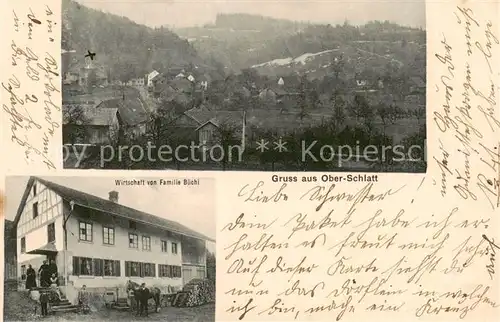 AK / Ansichtskarte  Ober-Schlatt_Winterthur_ZH Panorama Wirtschaft von Familie Buechl 