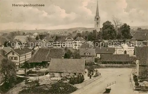 AK / Ansichtskarte  Herzogenbuchsee Ortsansicht Kirche Herzogenbuchsee