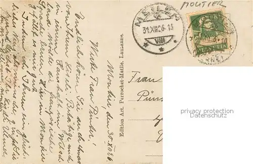 AK / Ansichtskarte  Moutier_BE Ortsansicht 