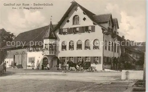 AK / Ansichtskarte  Bachenbuelach_ZH Gasthof zur Rose 