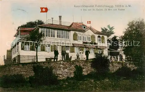 AK / Ansichtskarte  Teufen_AR Restaurant Froehlichsegg Teufen_AR