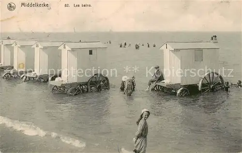 AK / Ansichtskarte  Middelkerke_Belgie Les bains 