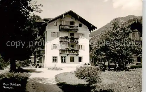 AK / Ansichtskarte  Ramsau__Berchtesgaden Haus Steinberg Gaestehaus Pension 