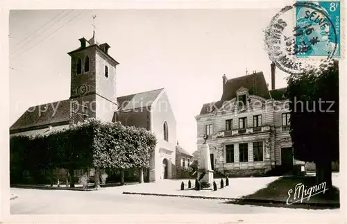AK / Ansichtskarte  Seine-Port Place de la Mairie Seine-Port