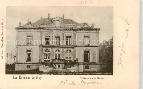 AK / Ansichtskarte 73851137 Huy_Belgie Château de la Motte 