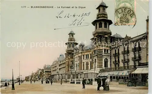 AK / Ansichtskarte 73851144 Blankenberghe Le Kursaal et la Digue Blankenberghe