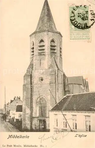 AK / Ansichtskarte  Middelkerke_Belgie Eglise 