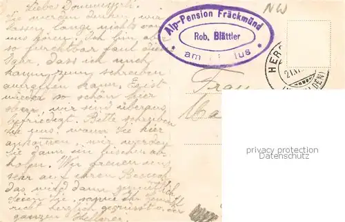 AK / Ansichtskarte  Hergiswil_NW Alpwirtschaft Fraekmuend Hergiswil NW