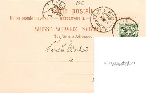 AK / Ansichtskarte  Reuti-Hasleberg_Reuti-Hasliberg_BE Pension Hasleberg 