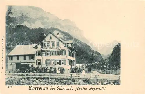 AK / Ansichtskarte  Wasserau_Wasserauen_IR Gasthaus Wasserau 