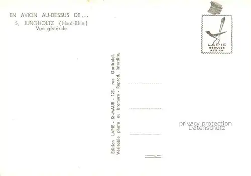 AK / Ansichtskarte  Jungholtz Vue generale aerienne Jungholtz