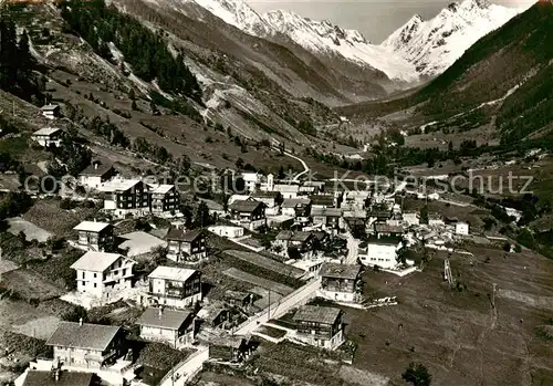 AK / Ansichtskarte  Wiler_Loetschental_VS Fliegeraufnahme