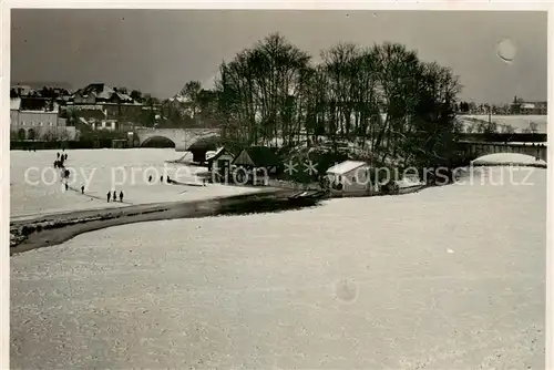 AK / Ansichtskarte  Rheinfelden_AG Eisgang auf dem Rhein im Februar 1929 Rheinfelden AG