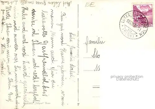 AK / Ansichtskarte  Luetzelflueh-Goldbach_BE Fliegeraufnahme 