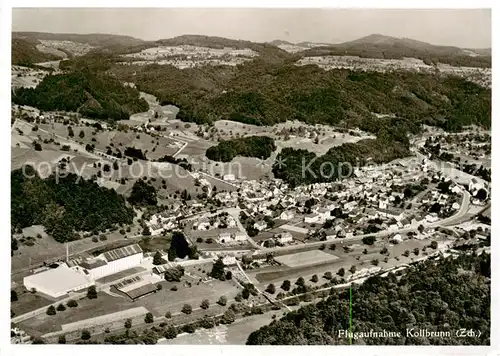 AK / Ansichtskarte  Kollbrunn_ZH Fliegeraufnahme 