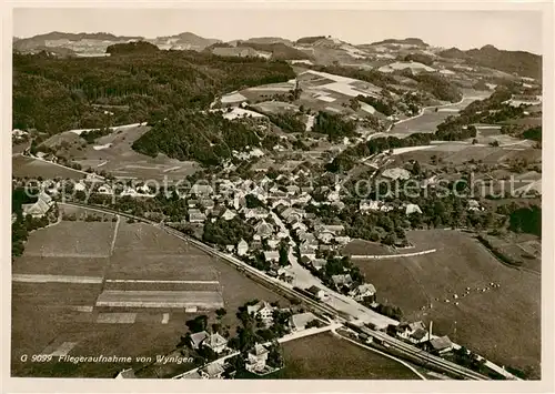 AK / Ansichtskarte  Wynigen_BE Fliegeraufnahme 