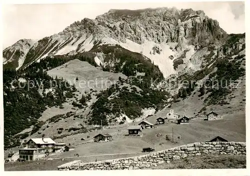 AK / Ansichtskarte 73851268 Malbun_Triesenberg_Liechtenstein Alpenhotel Malbun mit Gamsgrat und Ochsenkopf 