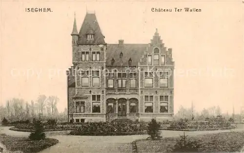 AK / Ansichtskarte 73851284 Iseghem_Izegem_West-Vlaanderen_Belgie Chateau Ter Wallen 
