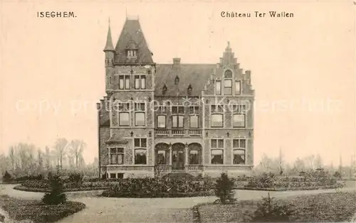 AK / Ansichtskarte  Iseghem_Izegem_West-Vlaanderen_Belgie Chateau Ter Wallen 