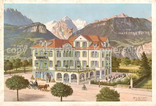 AK / Ansichtskarte  Meiringen_BE Hotel Flora Meiringen BE