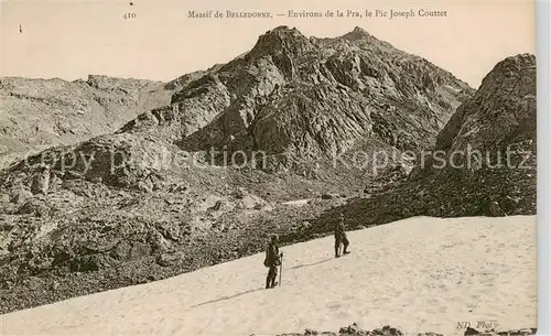 AK / Ansichtskarte  Belledonne_Montagne_38_Isere Massif de Belledonne Environs de la Pra le Pic Joseph Couttet 