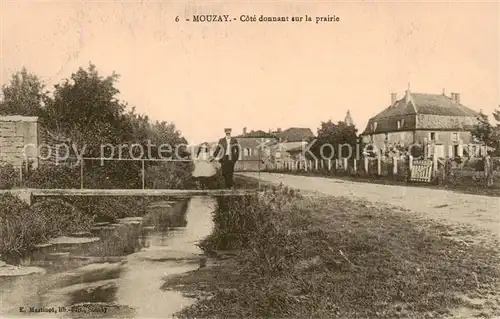 AK / Ansichtskarte  Mouzay_55_Meuse Cote donnant sur la prairie Feldpost 