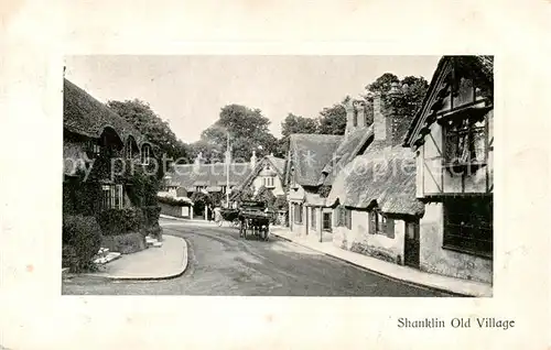 AK / Ansichtskarte  Shanklin_Isle_of_Wight_UK Old Village 