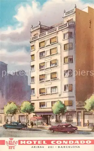 AK / Ansichtskarte  Barcelona_Cataluna Hotel Condado Barcelona Cataluna