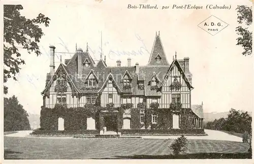 AK / Ansichtskarte  Bois-Thillard_Pont-l_Eveque_14_Calvados Château 