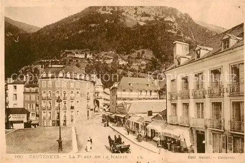 AK / Ansichtskarte  Cauterets_65_Hautes-Pyrenees Place de la Mairie 