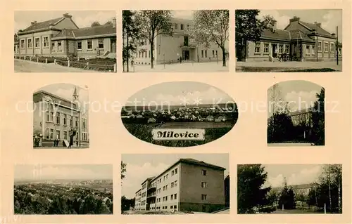 AK / Ansichtskarte  Milovice_Milowitz_CZ Teilansichten Stadtpanorama 