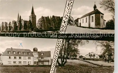 AK / Ansichtskarte 73851401 Leuscheid Motive mit Kirchen Teilansichten Leuscheid